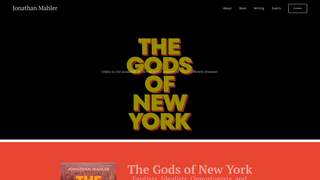 Thumbnail of jonathanmahlerauthor.com