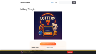 Thumbnail of lottery7loginin.com
