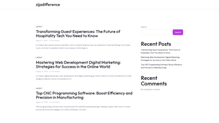 Thumbnail of zijadifference.com