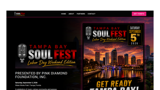 Screenshot of tampabaysoulfest.com