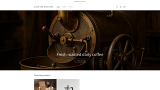 Thumbnail of zoneoneroasters.com