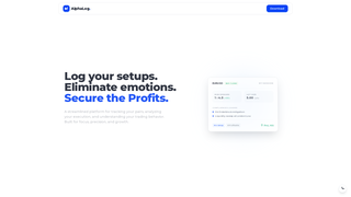 Screenshot of alphalogpro.com