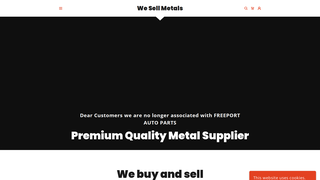 Thumbnail of wesellmetals.com