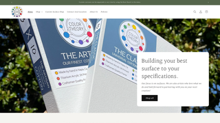 Thumbnail of colortheorysurfaces.com