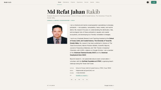 Screenshot of mdrefatjahanrakib.com