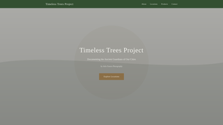 Screenshot of timelesstreesproject.com