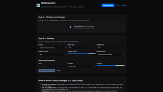 Thumbnail of picresizepro.com