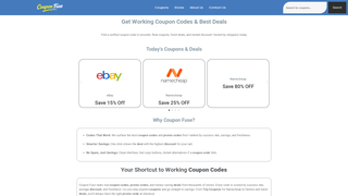 Thumbnail of couponfuse.com