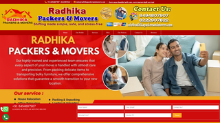 Thumbnail of radhikapackersandmovers.com