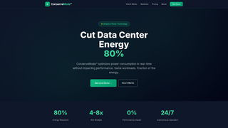 Screenshot of conservemode.com
