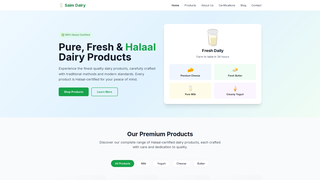 Thumbnail of saimdairy.com