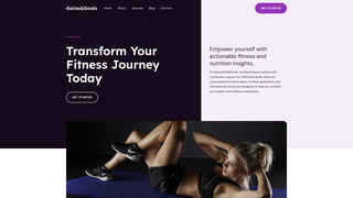 Thumbnail of gainsandgoals.com