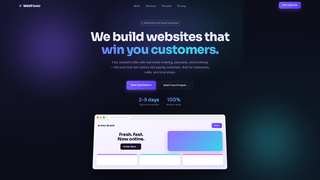 Screenshot of webfavordesigns.com