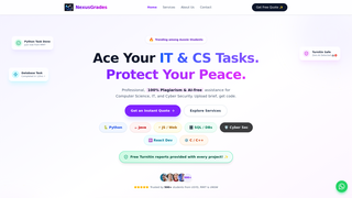 Screenshot of nexusgrades.com