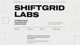 Screenshot of shiftgridlabsllc.com