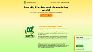 Thumbnail of australiamegalottery.com