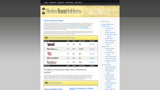 Thumbnail of reviewtexasholdem.com