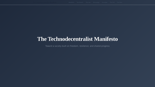 Thumbnail of technodecentralism.com