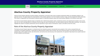 Thumbnail of alachuapropertyappraiser.org