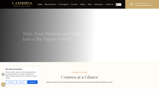 Screenshot of lamoriainstitute.com