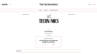 Thumbnail of thetechnomics.com