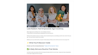 Thumbnail of timelessbeautyantiaging.com