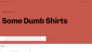 Thumbnail of somedumbshirts.com