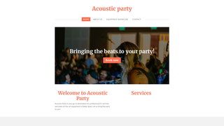 Thumbnail of acoustic-party.com