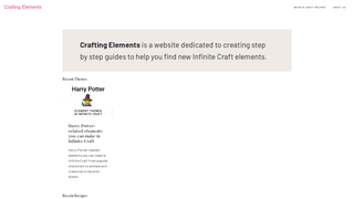 Thumbnail of craftingelements.com