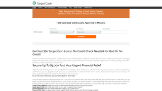 Thumbnail of targetcashnowloans.com