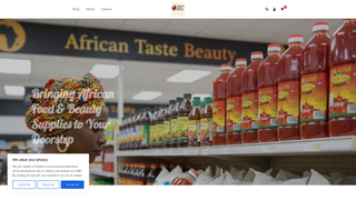 Thumbnail of africantastebeauty.com