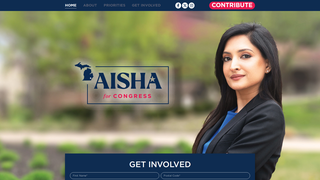 Thumbnail of aishaforcongress.com