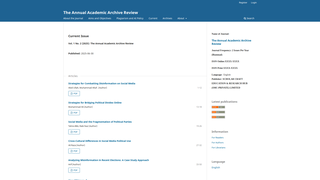 Thumbnail of annualacademicreview.com