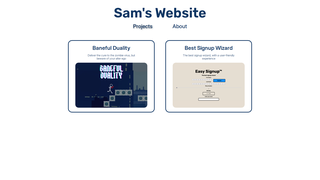 Thumbnail of therealsam.com