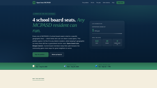 Screenshot of openseatsmcpasd.org