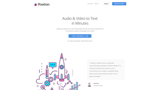 Screenshot of pixelion.ai