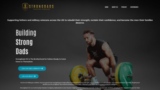 Screenshot of strongdads.uk