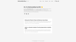 Thumbnail of mehmedalijak.com