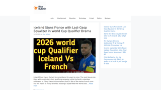 Thumbnail of risebulletin.com