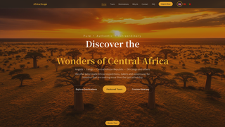 Screenshot of africaxcape.com