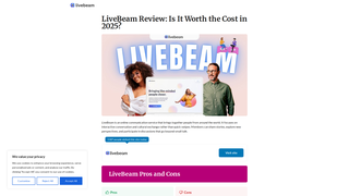 Thumbnail of live-beam.com