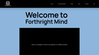 Thumbnail of forthrightmind.com