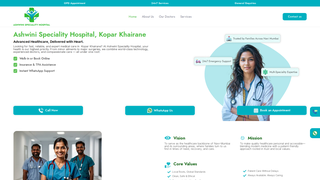 Thumbnail of ashwinihospital.net