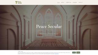 Screenshot of peacefraternity.com