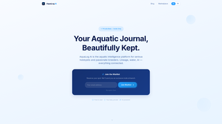 Screenshot of aqualogai.ca