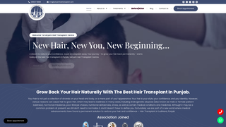 Thumbnail of satyamhairtransplant.com