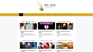 Thumbnail of andaazshayari.com