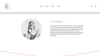 Screenshot of charlottelouiseglen.com