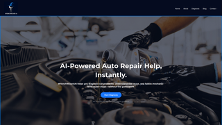 Screenshot of wrenchwizardai.com
