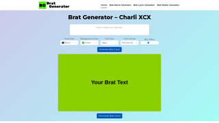 Thumbnail of bratgeneratr.com